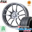 タイヤはフジ 送料無料 ENKEI エンケイ PF01 7.5J 7.50-17 YOKOHAMA ブルーアース RV-02 225/55R17 17インチ サマータイヤ ホイール4本セット