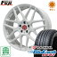 タイヤはフジ 送料無料 LEHRMEISTER レアマイスター ドレスデン(ホワイト) 8J 8.00-19 YOKOHAMA ブルーアース RV-02 245/45R19 19インチ サマータイヤ ホイール4本セット