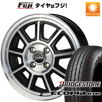 【新品】キャラバン 夏タイヤ ホイール4本セット 195/80R15 107/105N ブリヂストン エコピア R710 ブレスト ビートステージ KS-C 15インチ(送料無料) サマータイヤ