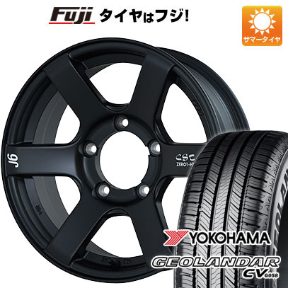 【新品】ジムニーシエラ/ジムニーノマド 夏タイヤ ホイール4本セット 215/70R16 ヨコハマ ジオランダー CV G058 ドゥオール CST ZERO-1 ハイパーJ6 16×6.0J ±0 16インチ(送料無料) サマータイヤ