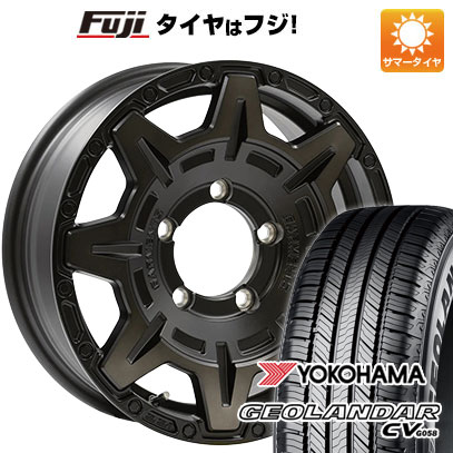 【新品】ジムニーシエラ/ジムニーノマド 夏タイヤ ホイール4本セット 215/70R16 ヨコハマ ジオランダー CV G058 WEDS ウェッズ クロスオーバーガーメンツ Style M 16インチ(送料無料) サマータイヤ