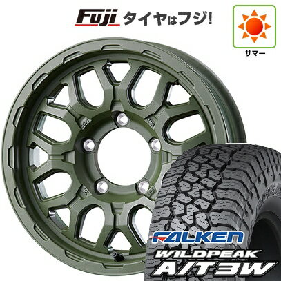 【新品】ジムニー 夏タイヤ ホイール4本セット 175/80R16 ファルケン ワイルドピーク A/T3W インターミラノ MUD BAHN XR-800M ME 16インチ(送料無料)