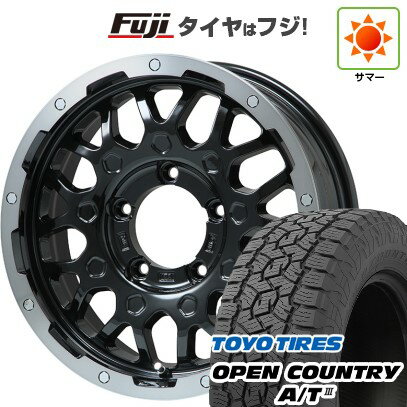 【新品】ジムニーシエラ/ジムニーノマド 夏タイヤ ホイール4本セット 215/70R16 トーヨー オープンカントリー A/T III RBL レアマイスター LMG MS-9W ブラック/ブラッククリアリム 16インチ(送料無料) サマータイヤ