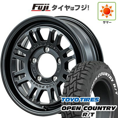 【新品】ジムニーシエラ/ジムニーノマド 夏タイヤ ホイール4本セット 225/70R16 トーヨー オープンカントリー R/T RWL/RBL MID WHEELS NITRO POWER M16 アサルト 16インチ(送料無料) サマータイヤ