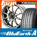 【送料無料 プリウス】 215/45R17 17インチ A-TECH エーテック シュナイダー コルサージュプレミアムライト トヨタ車専用 7J 7.00-17 YOKOHAMA ヨコハマ ブルーアース A(AE50Z) SALE サマータイヤ ホイール4本セット【YO17sum】