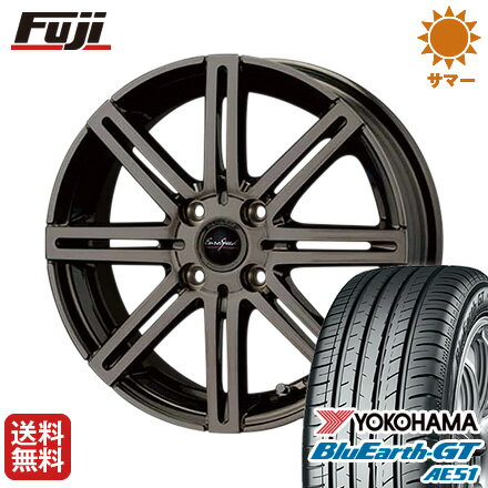 ホイール4本セット 【送料無料】 ヨコハマ 225/40R19 ブルーアース サマータイヤ 【YOsum19】 GT AE51 19インチ MID RMP 025F 8J 8.00-19 YOKOHAMA