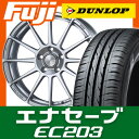 【送料無料 ノート】 195/55R16 16インチ ENKEI エンケイ PF03 6.5J 6.50-16 DUNLOP ダンロップ エナセーブ EC203 サマータイヤ ホイール4本セット【DU17sum】