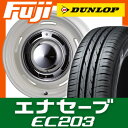 【送料無料】 195/55R15 15インチ CRIMSON クリムソン ディーン クロスカントリー 6J 6.00-15 DUNLOP ダンロップ エナセーブ EC203 サマータイヤ ホイール4本セット【DU17sum】