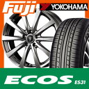 【送料無料】 215/55R17 17インチ MANARAY マナレイ ユーロスピード G10 7J 7.00-17 YOKOHAMA ヨコハマ エコス ES31 サマータイヤ ホイール4本セット【YO17sum】