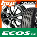 【送料無料】 165/55R14 14インチ KYOHO 共豊 スポルシュ シュタイナーVS5 4.5J 4.50-14 YOKOHAMA ヨコハマ エコス ES31 サマータイヤ ホイール4本セット【YO17sum】