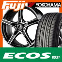 【送料無料】 185/55R16 16インチ BRIDGESTONE ブリヂストン バルミナ V5 6J 6.00-16 YOKOHAMA ヨコハマ エコス ES31 サマータイヤ ホイール4本セット【YO17sum】