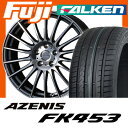 【送料無料】 225/45R19 19インチ TOPY トピー アヌヴィアス ヴァジュランダ 8J 8.00-19 FALKEN ファルケン アゼニス FK453(限定) サマータイヤ ホイール4本セット