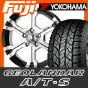 【送料無料】 215/70R16 16インチ MKW MK-36 7J 7.00-16 YOKOHAMA ヨコハマ ジオランダー A/T-S RBL サマータイヤ ホイール4本セット【YO17sum】