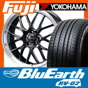 【送料無料】 225/50R18 18インチ BLEST ブレスト ユーロスポーツ タイプ805 7J 7.00-18 YOKOHAMA ヨコハマ ブルーアース RV-02 SALE サマータイヤ ホイール4本セット【YO17sum】