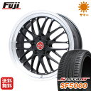 【送料無料】 245/40R19 19インチ LEHRMEISTER レアマイスター ブルネッロ(ブラック/リムポリッシュ) F:8.00-19 R:9.00-19 SAFFIRO サフィーロ SF5000(限定) サマータイヤ ホイール4本セット