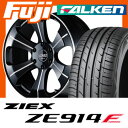 【送料無料 ハイエース200系】 225/50R18 18インチ M-TECHNO エムテクノ M.T.S. MJ18-03S 8J 8.00-18 FALKEN ファルケン ジークス ZE914F サマータイヤ ホイール4本セット
