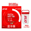 ★シェイカー付き/サービス品★dns プロテインホエイ100 3kg 送料無料(北海道・沖縄・一部地域除く)チョコレート風味他(全8種)dns プロテイン
