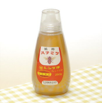 レンゲ印　ハチミツ250g　【日本蜂蜜】