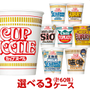 送料無料(※沖縄別料金) 日清 カップヌードル　選べる合計3ケース（60個入）セット[日