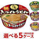 送料無料 マルちゃん 和庵 (なごみあん)選べる合計5ケース(60個)セット[東洋水産
