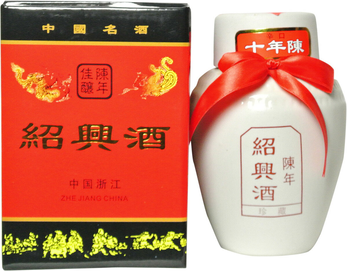 静安 紹興酒 珍蔵十年陳白壷 500ml