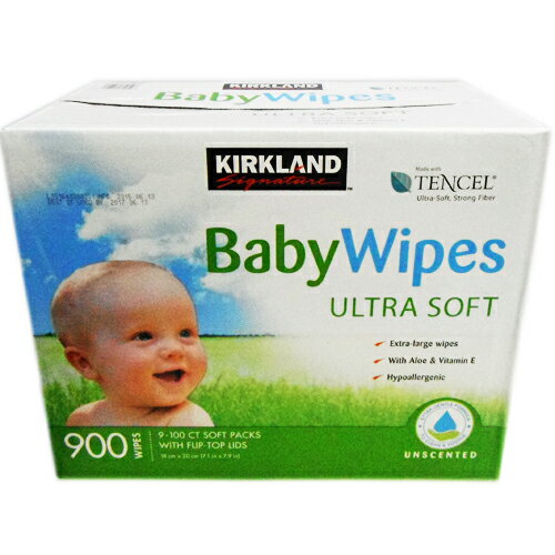 KS BABY WIPES カークランド ベビーワイプ 100枚×9個 3172円【赤ちゃ…...:fujimi-cc:10006739