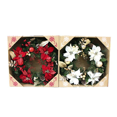 クリスマス リース 直径約55cm 1個 3480円【 Ornament Style Wreath X'mas デコレーション コストコ Costco】