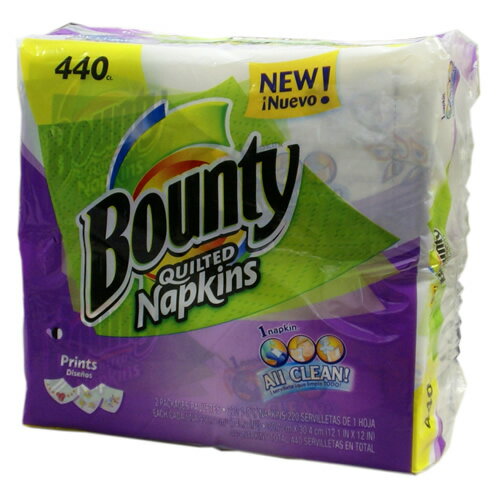 バウンティ ナプキン プリントデザイン BOUNTY Napkins 440枚 1086円