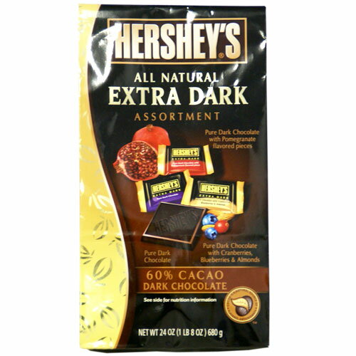【※クール便】HERSHEY'S EXTRA DARK ハーシーズ エキストラ ダークチョコレート 680g 1589円