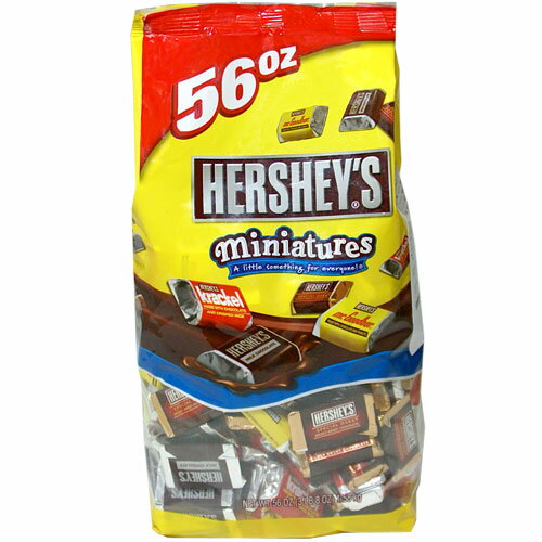 【※クール便】HERSHEY'S miniatures チョコレート 1580g 1袋　1575円 【ハーシーズ ミニチュア ハーシー チョコ】