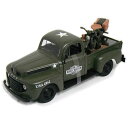 1948 Ford F-1 Pickup & 1942 WLA FLATHEAD 1/24 Maisto 4167円【フォード ピックアップ グリーン Harley Davidson ハーレー ダビッドソン フラットヘッド マイスト ミニカー ダイキャストカー トラック バイク モーターサイクル ミリタリー サイドバルブ 】【160121】