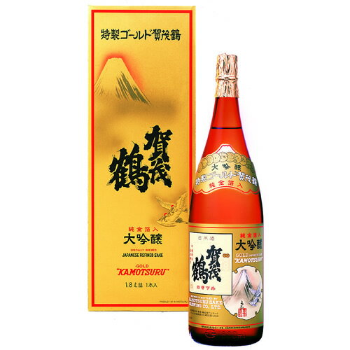 特製　ゴールド賀茂鶴 大吟醸・純金箔入 1800ml 1本化粧箱入 5000円