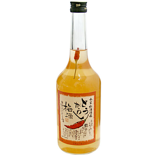 松浦　とうがらし梅酒　720ml 1本 1020円【うめ特集】梅酒の風味と辛さが見事にマッチ！辛めのリキュール！