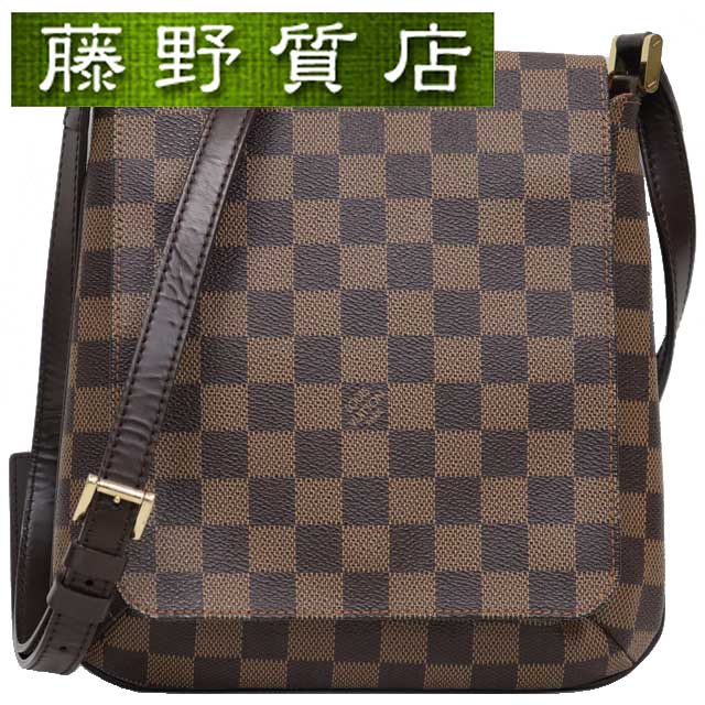 ルイヴィトン LOUIS VUITTON ミュゼットサルサ ロングショルダー ダミエキャンバス ブラウン ゴールド金具 N51300 ショルダーバッグ レディース ルイヴィトン バッグ 中古 斜めがけバッグ ルイビトン バッグ 8208