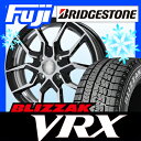 【送料無料】 BRIDGESTONE ブリヂストン ブリザック VRX 185/55R16 16インチ スタッドレスタイヤ ホイール4本セット LEHRMEISTER レアマイスター サフレディ(ブラックポリッシュ) 6.5J 6.50-16