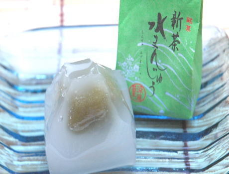 夏季限定!!　新茶の薫る　新茶水まんじゅう　6個入り