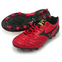 モナルシーダ SW ミズノ サッカースパイク(p1ga162209)レッド×ブラック