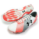 UA クラッチフィット フォース HG JP【アンダーアーマー/UNDER ARMOUR】サッカースパイク(1267837-wht-stl)ホワイト×スティール×アフターバーン