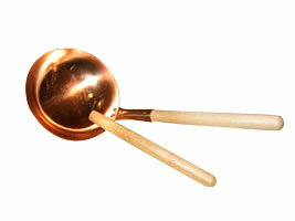 純銅製「カルメ焼き器」かき回し棒付き