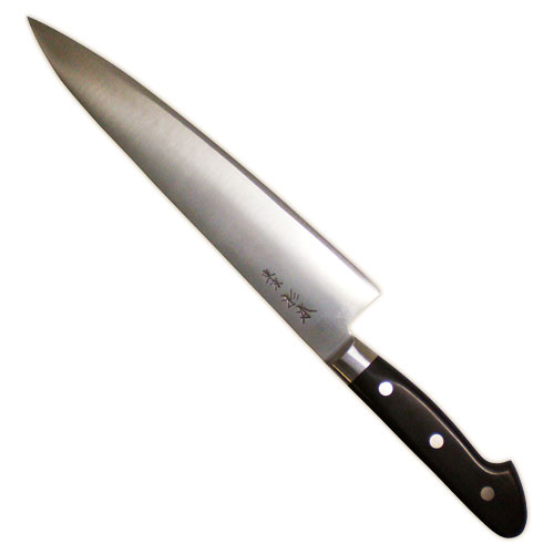 【包丁・ナイフ】杉本牛刀（両刃）2121（21cm）〈ASG-02〉