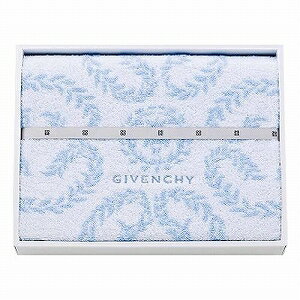 [P]GIVENCHY　ジバンシー　バスタオル　61×120cm　GB30202　ブルー贈り物に。ジバンシーの上品で落ち着いたデザインのタオル。