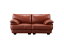 【送料無料】フランス産フェザー入りモダンデザインソファ〔MODA〕モーダ 145cm キャメルブラウン【代引不可】