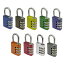 ABUS(アバス) ナンバー可変式南京錠 145-30 オレンジ・00721246【代引不可】