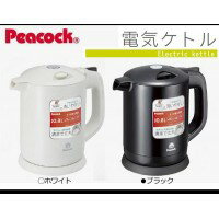 Peacock　ピーコック　電気ケトル 0.8L　WDK-08　　ホワイト...:fujix:10646623