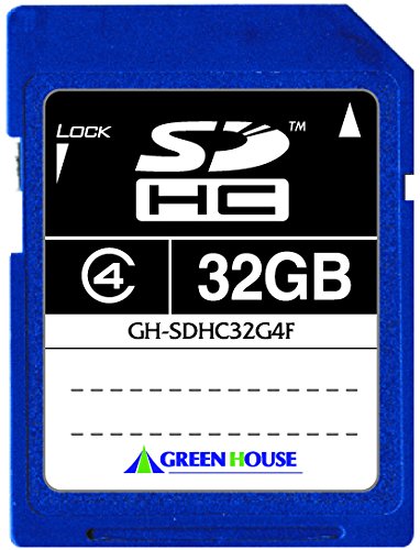 GREEN HOUSE（グリーンハウス） SDHCメモリーカード(MLCチップ) クラス4…...:fujix:10658199