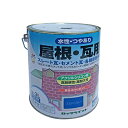 ロックペイント 水性屋根、瓦用(H70) つやあり ロデングリーン 3L 【代引不可】