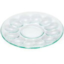 ミヤザキ食器 M.STYLE ガラス食器 ポルカ パーティープレート クリア PO2951CL【代引不可】