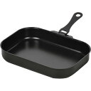 パール金属 セラクッキング ハンドル付角型グリルパン 25×17cm(フラット) HB-2588【代引不可】【北海道・沖縄・離島配送不可】