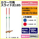 TOEI LIGHT トーエイライト カラー竹馬 スライド式185 T-2482R・赤