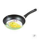 パール金属 デリシュ ふっ素加工深型フライパン24cm グリーン HB-7869【代引不可】